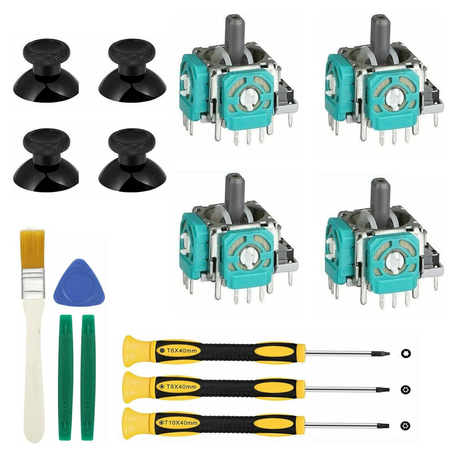 Repuestos Joysticks Xbox One S/X Veanic 4 Piezas + Herramientas