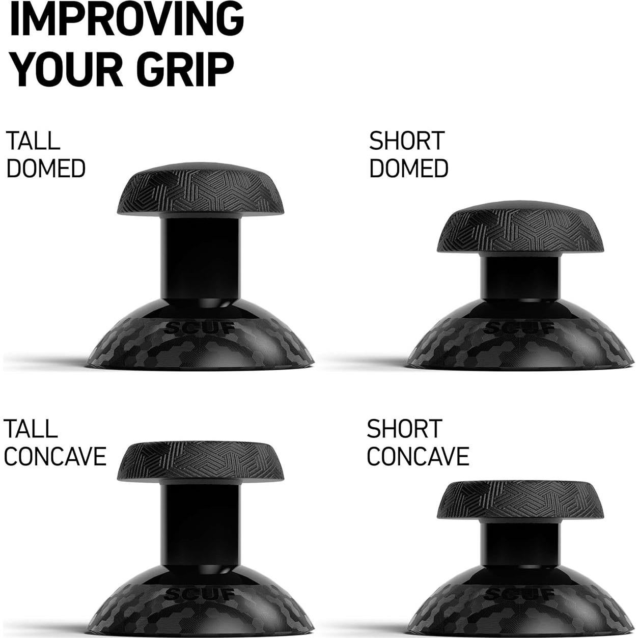 Palancas Intercambiables SCUF Instinct 4 Pack - Negro