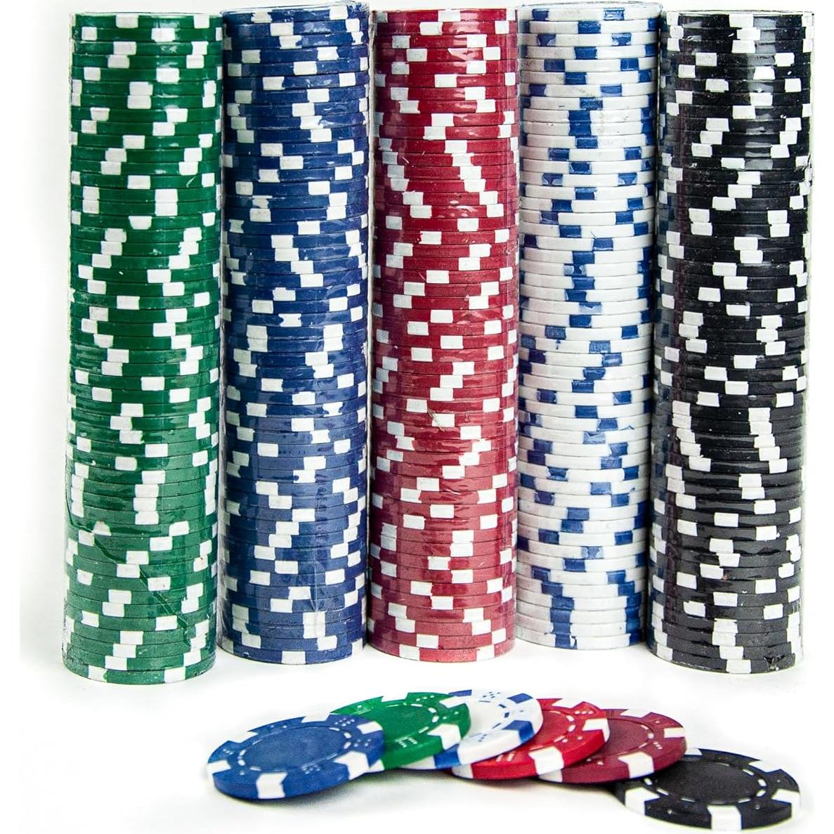 Juego de Póker Tradeopia 500 Piezas con Estuche Aluminio