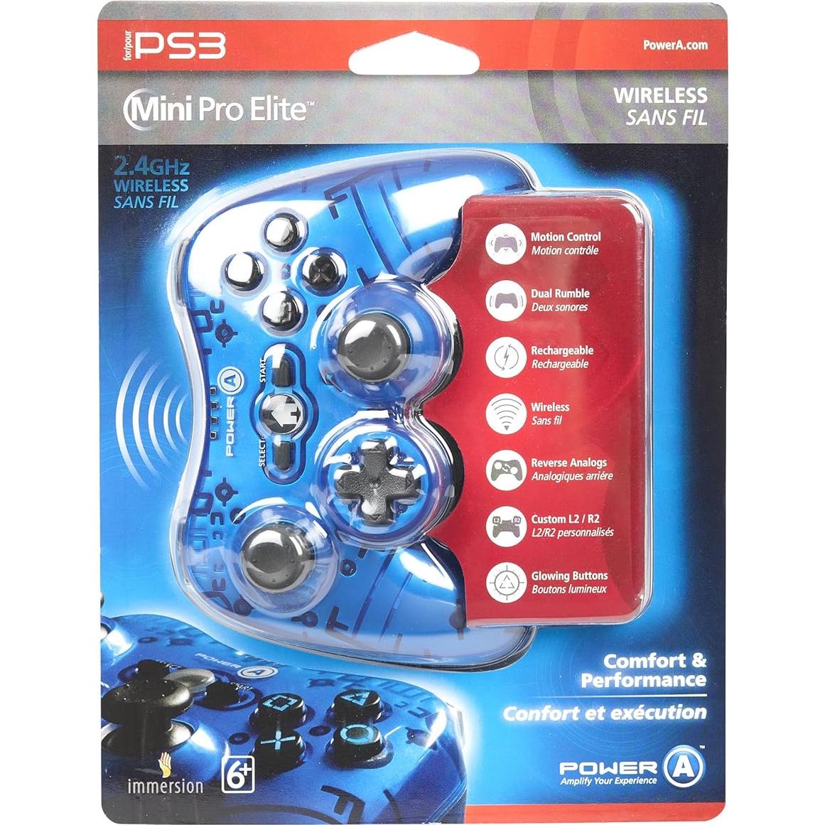 Controlador Inalámbrico Mini Pro Elite POWER A PS3