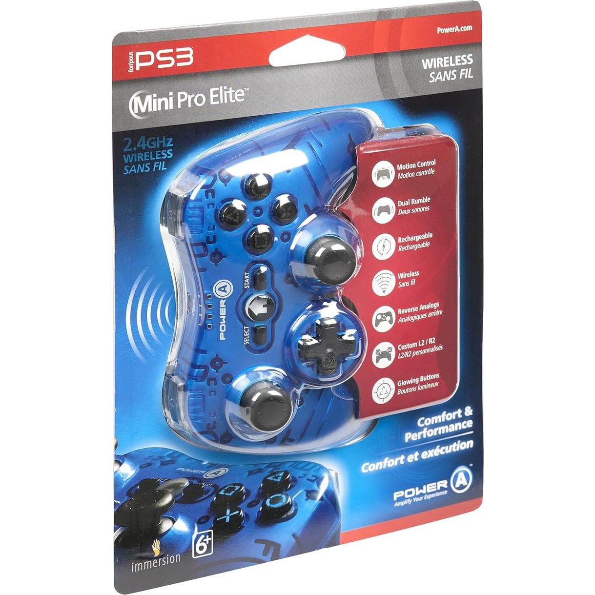 Controlador Inalámbrico Mini Pro Elite POWER A PS3