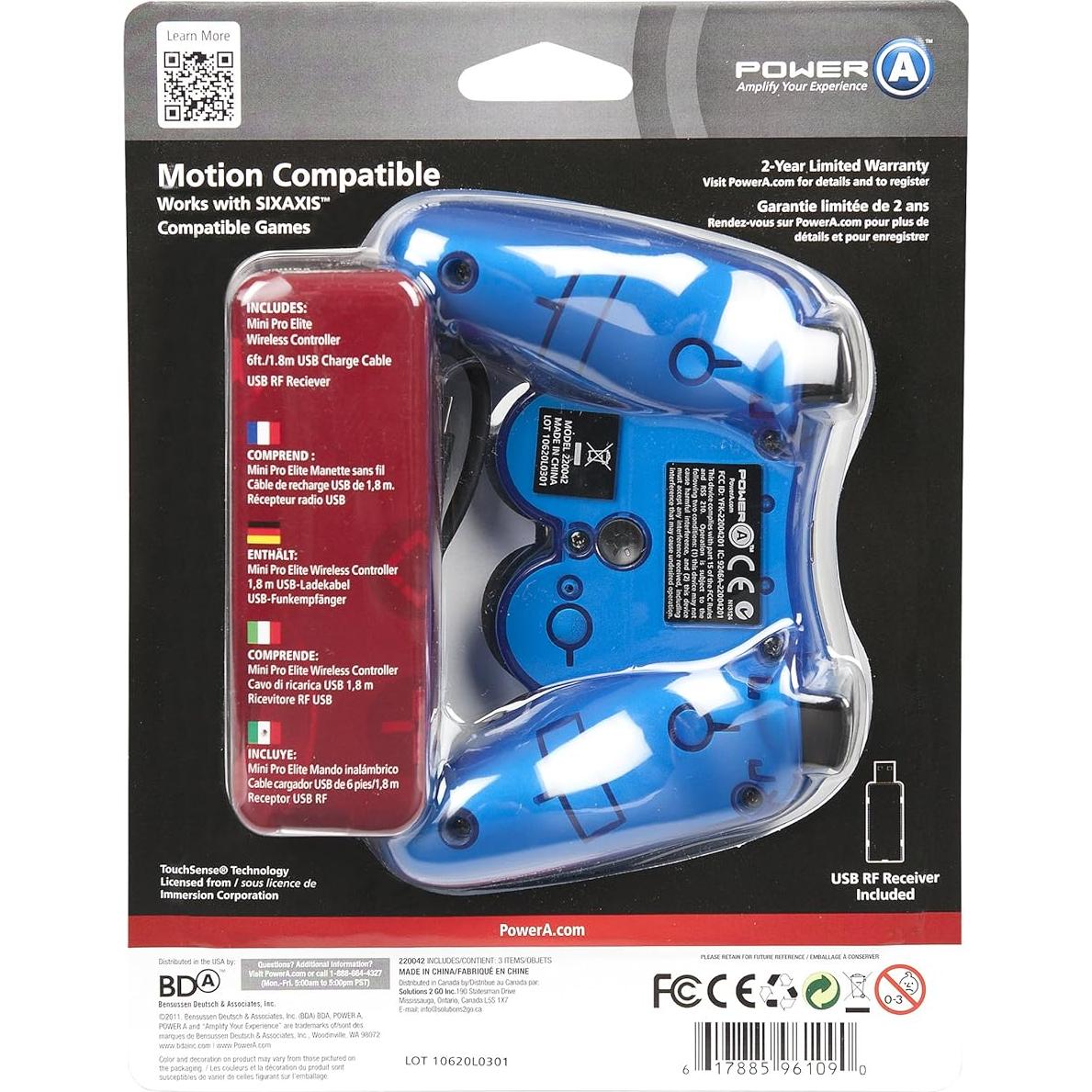 Controlador Inalámbrico Mini Pro Elite POWER A PS3