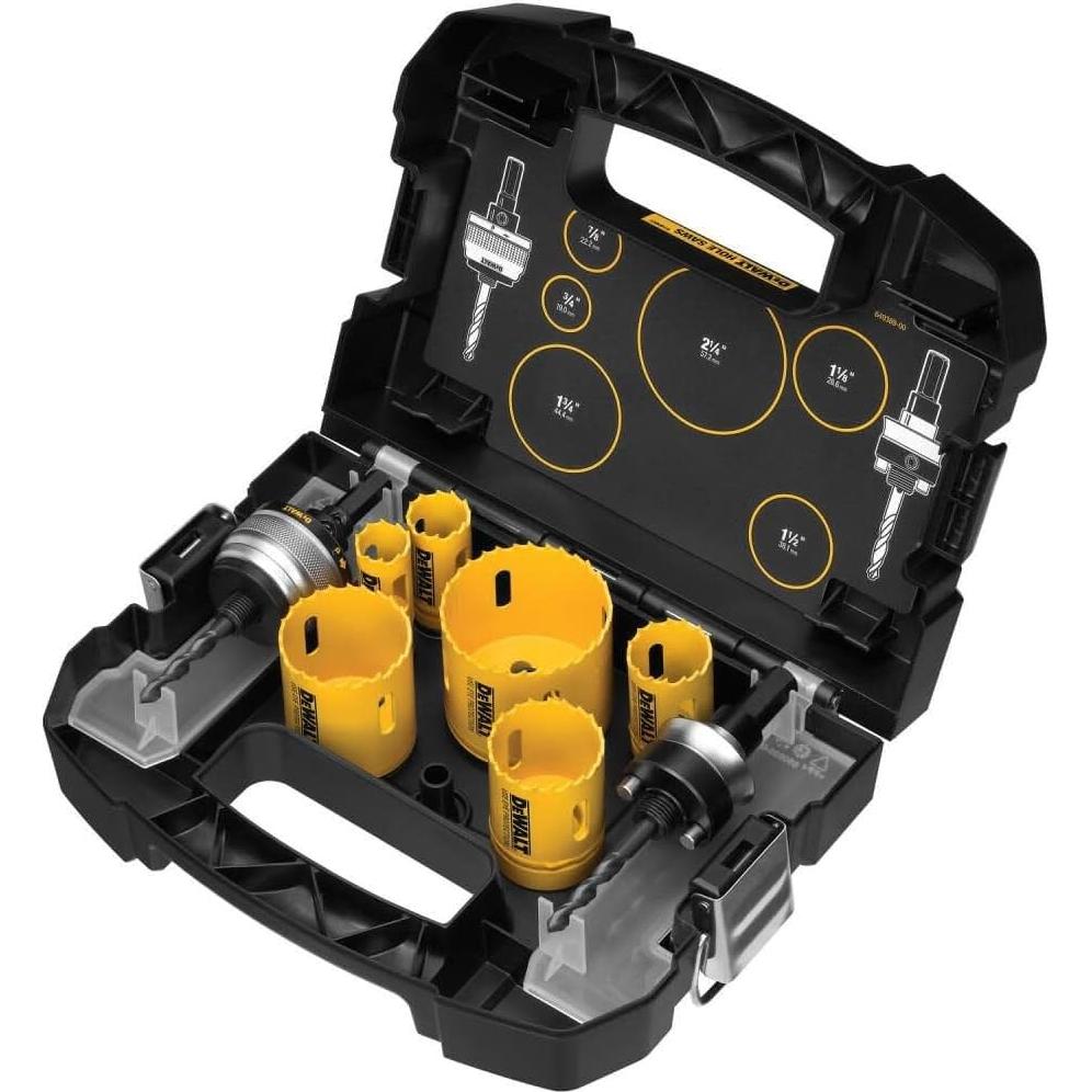 Kit de Sierras de Corona Bi-Metal DEWALT D180001 9 Piezas