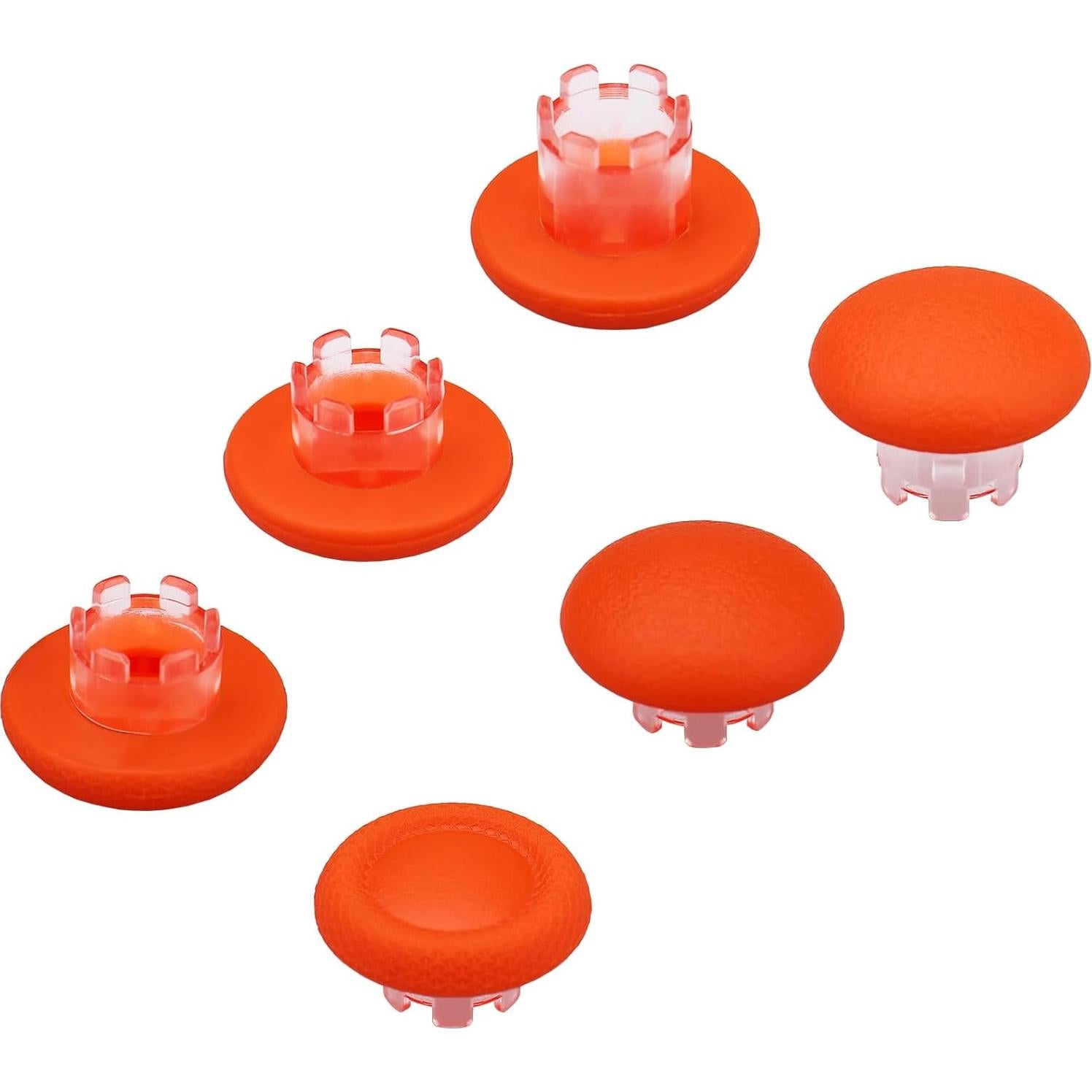 Thumbsticks Reemplazo Ikpek PS5 Edge Naranja Claro 6 Piezas