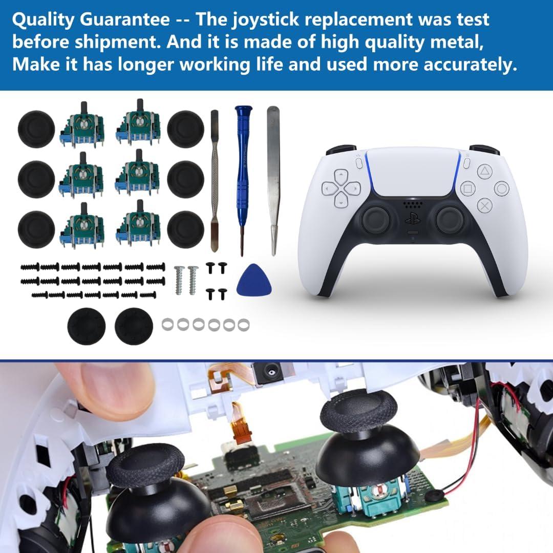 6 Joysticks Analógicos 3D Suifaqi para Controlador PS5