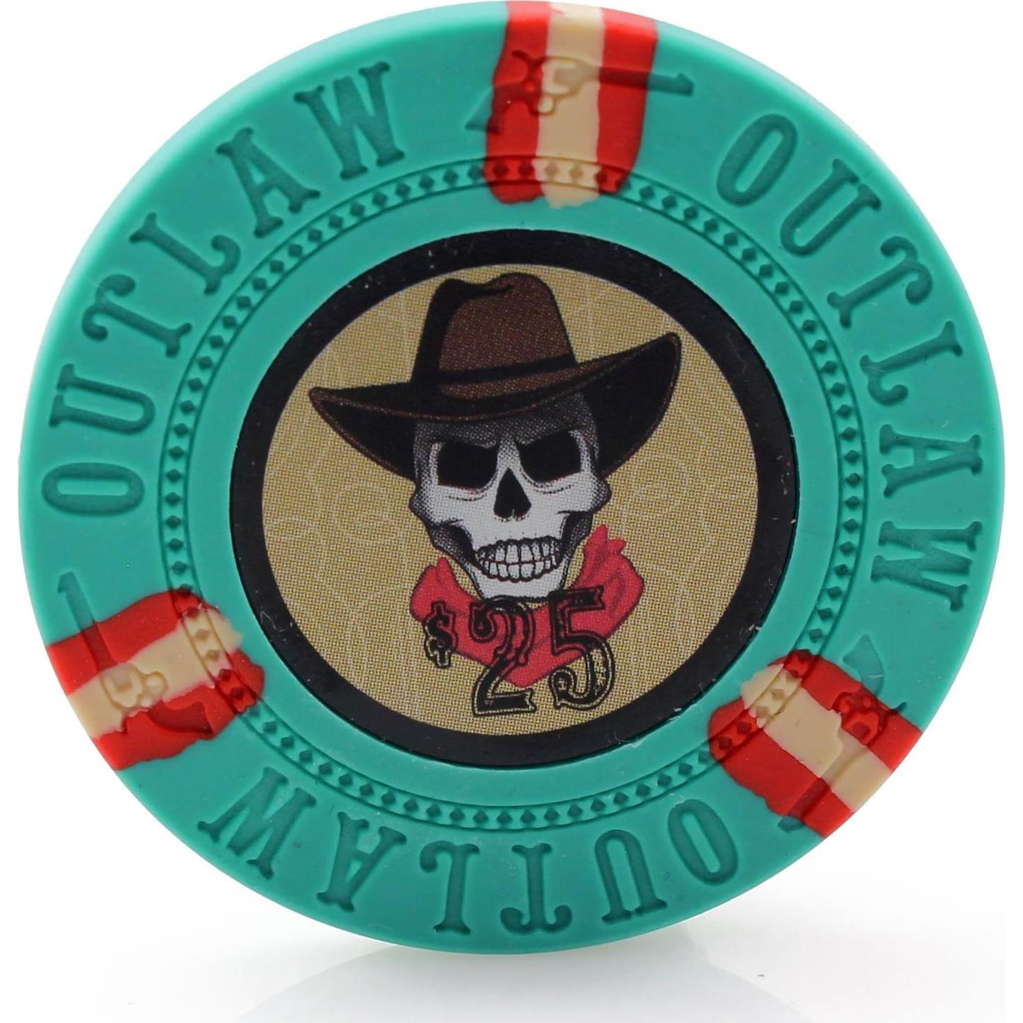 Juego de Fichas de Póker 500 Piezas - Versa Games Outlaw