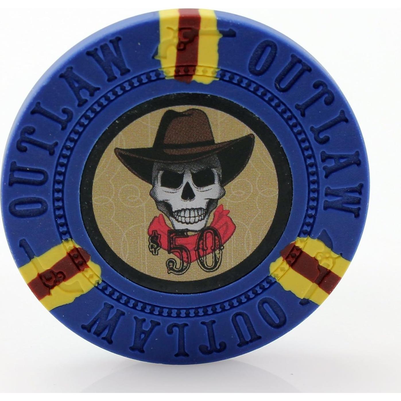 Juego de Fichas de Póker 500 Piezas - Versa Games Outlaw