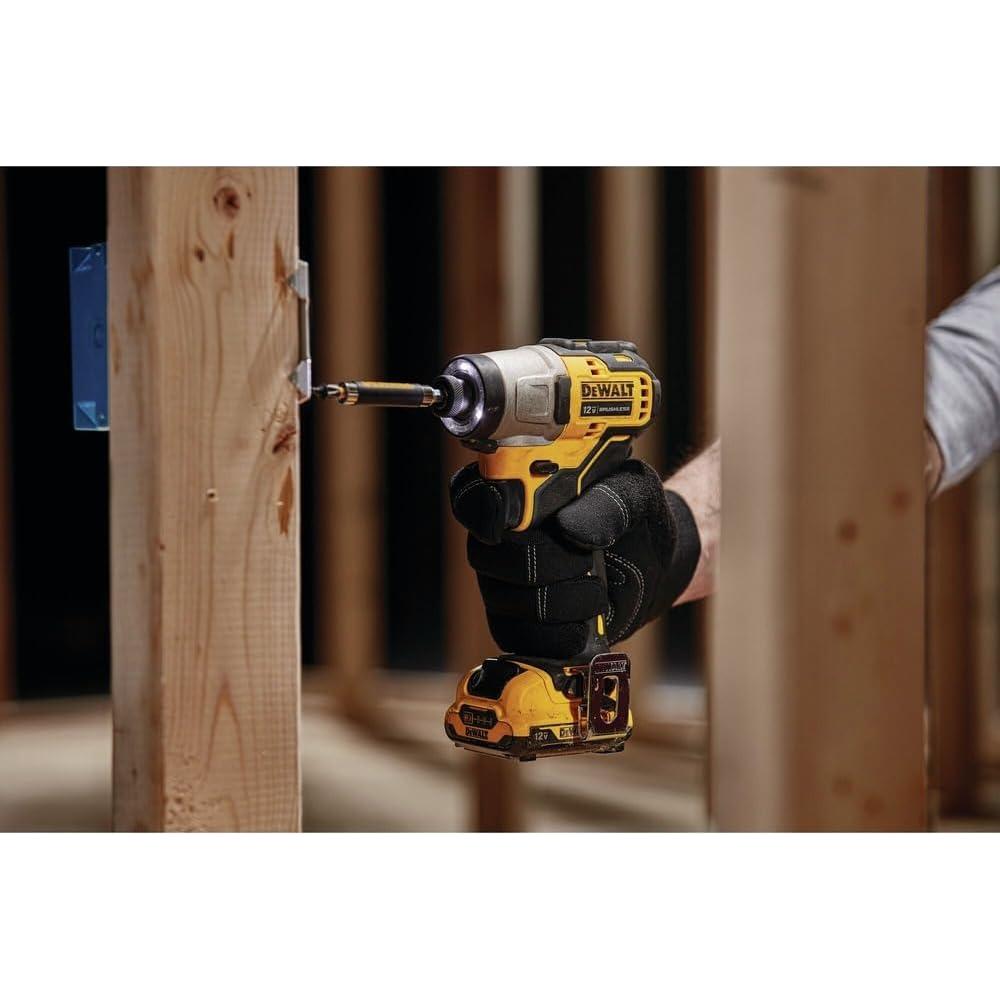 Destornillador de Impacto Inalámbrico DEWALT 12V MAX 1/4"