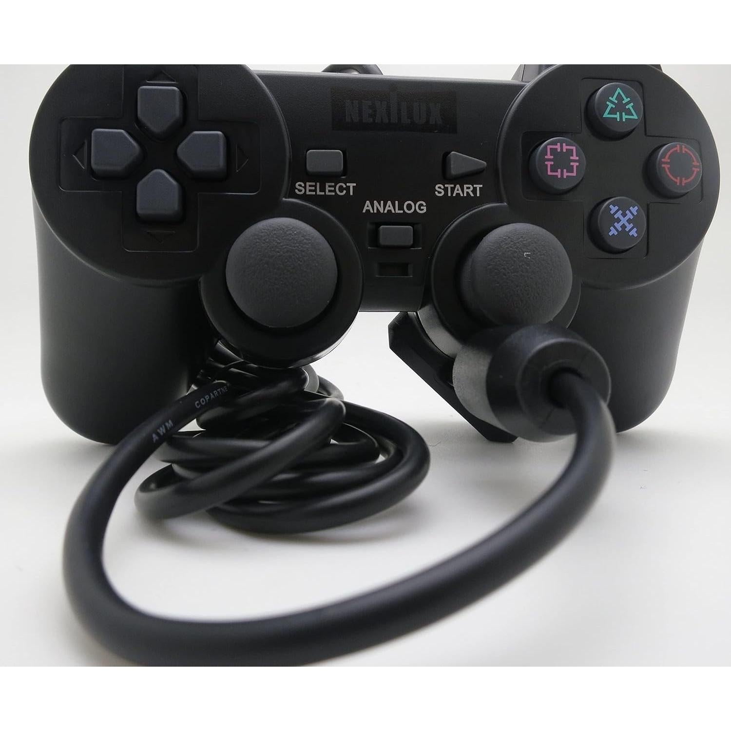 Controlador NEXiLUX PS2 Compatible con PlayStation 1 y 2