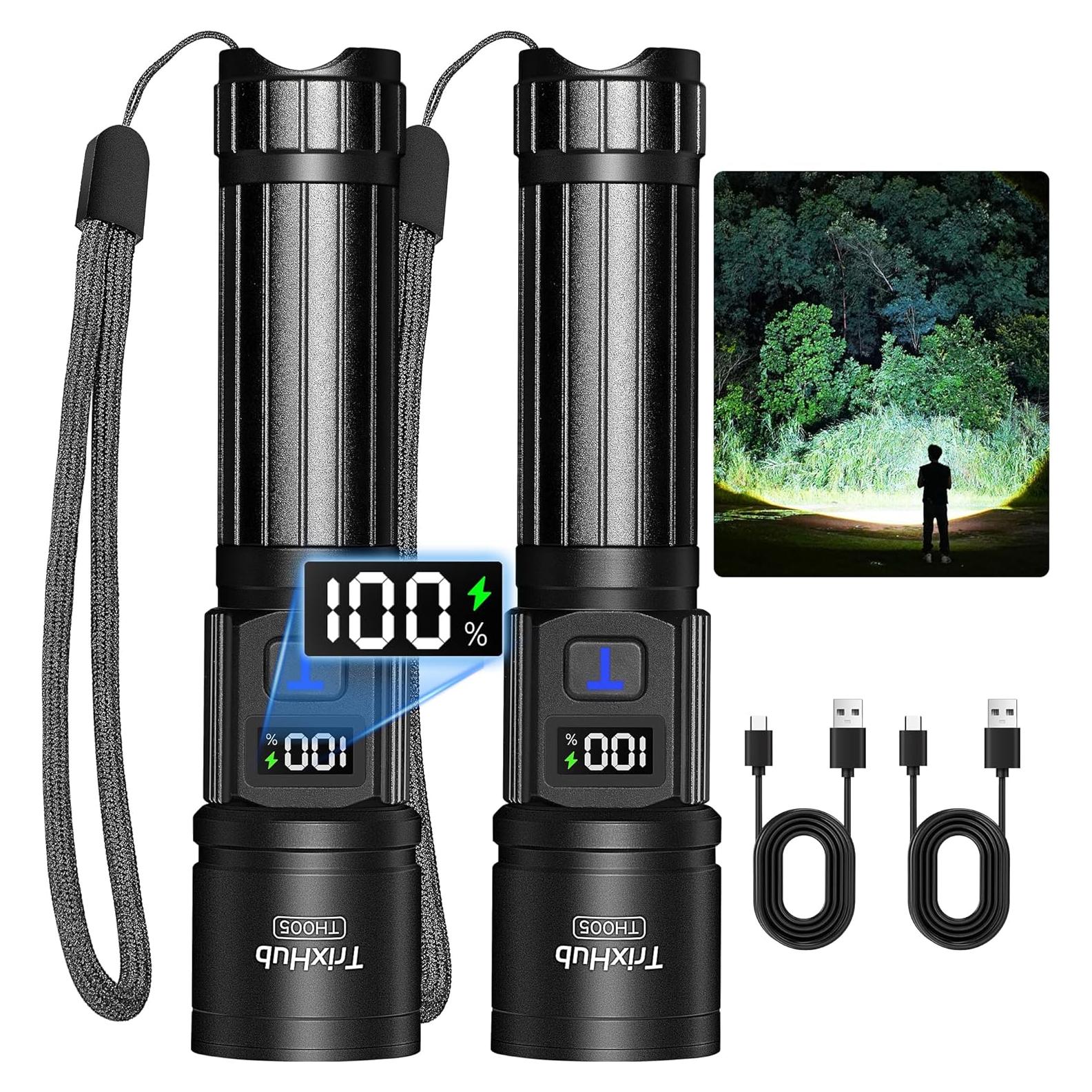 Linterna Recargable TrixHub TH005 LED 5 Modos 154g