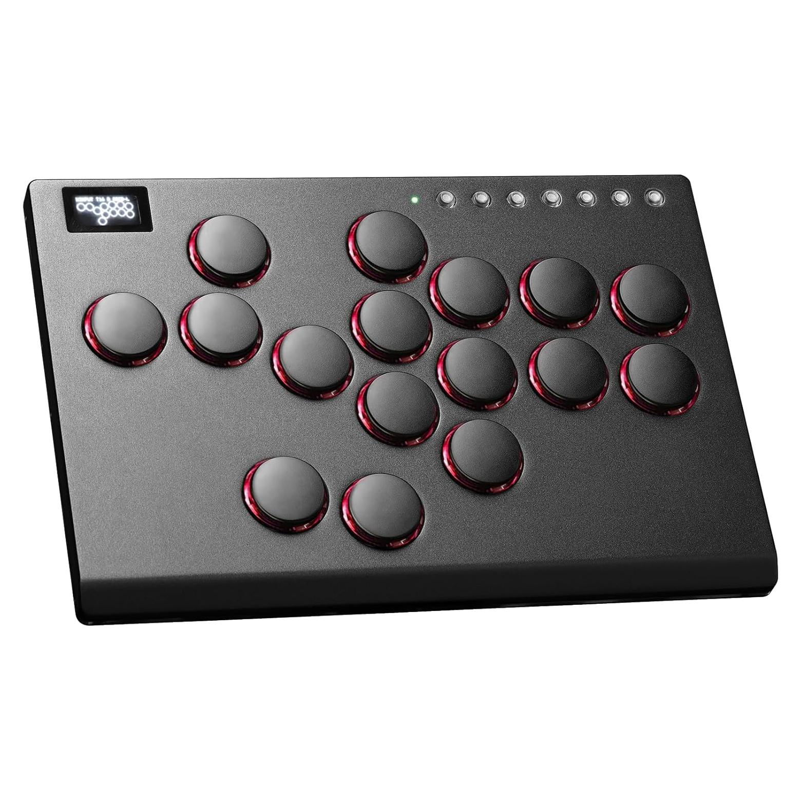 Controlador Arcade JZW-Shop M16 Metal RGB Turbo PS4 PC