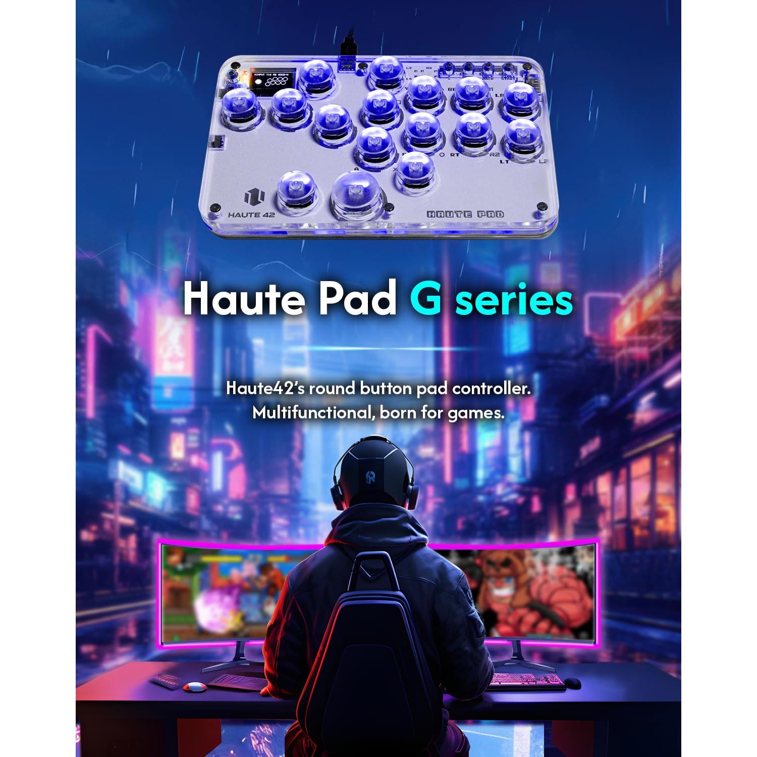 Controlador Arcade Sehawei G16 con RGB y Turbo para PC/PS4