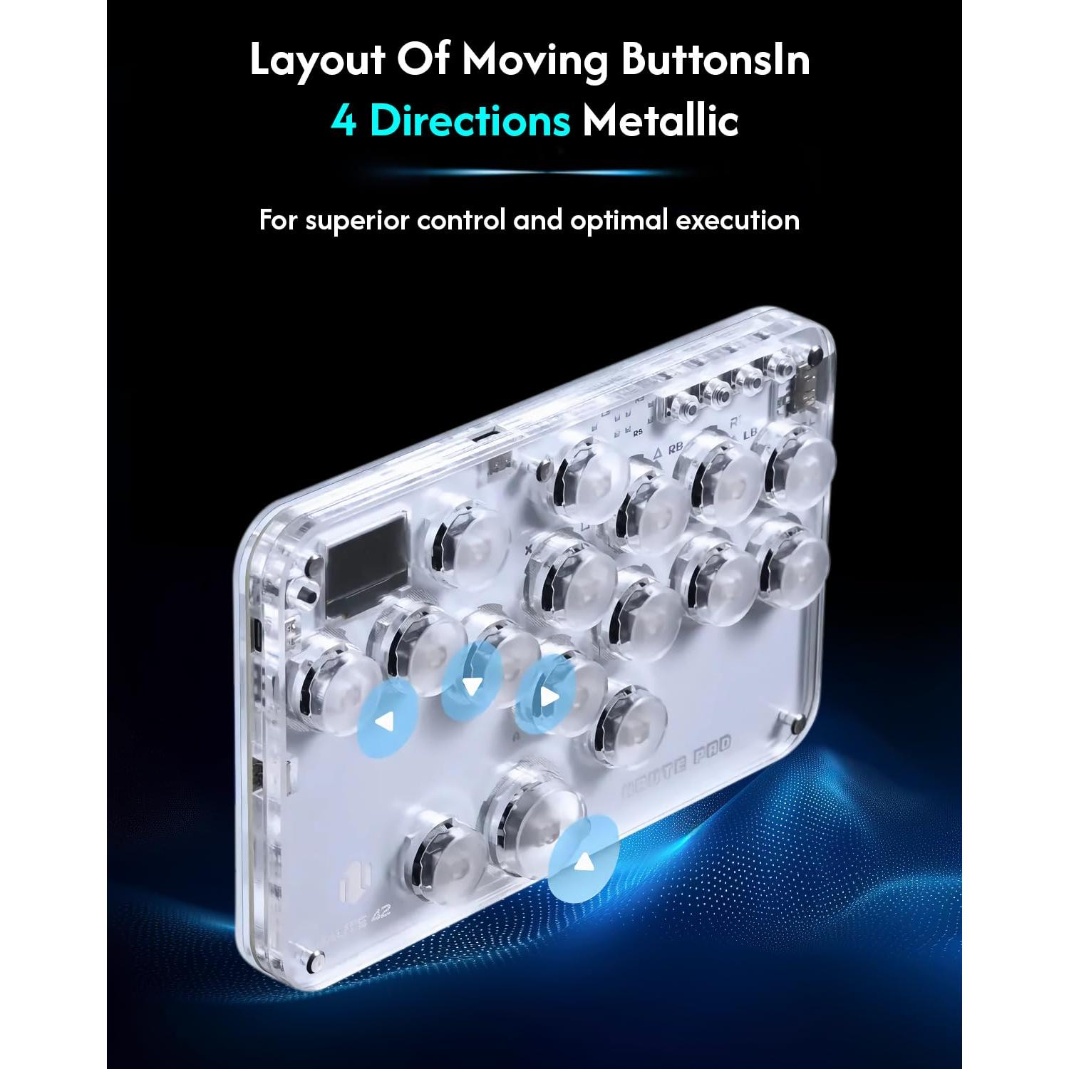 Controlador Arcade Sehawei G16 con RGB y Turbo para PC/PS4