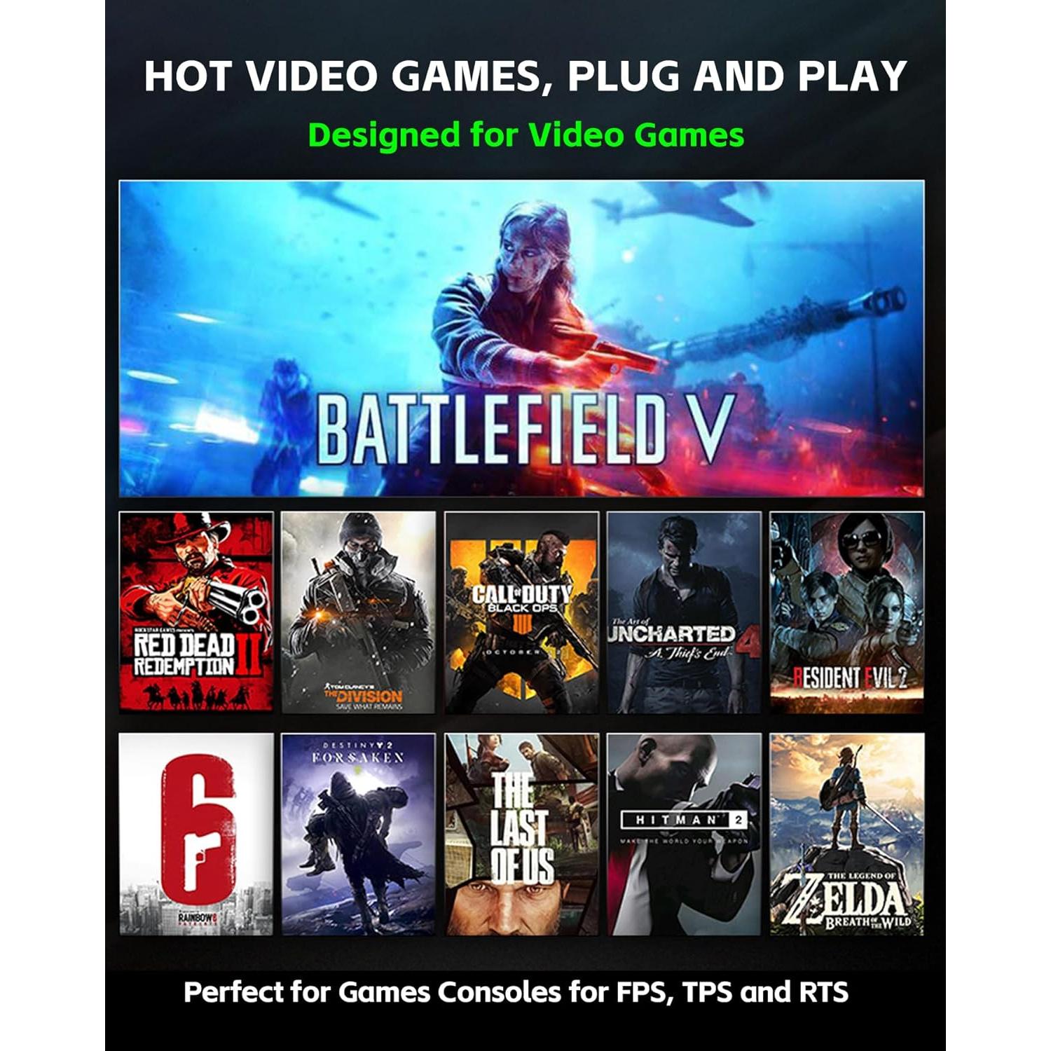 Adaptador Teclado y Ratón AIMZENIX BLADER - Conectar y Jugar