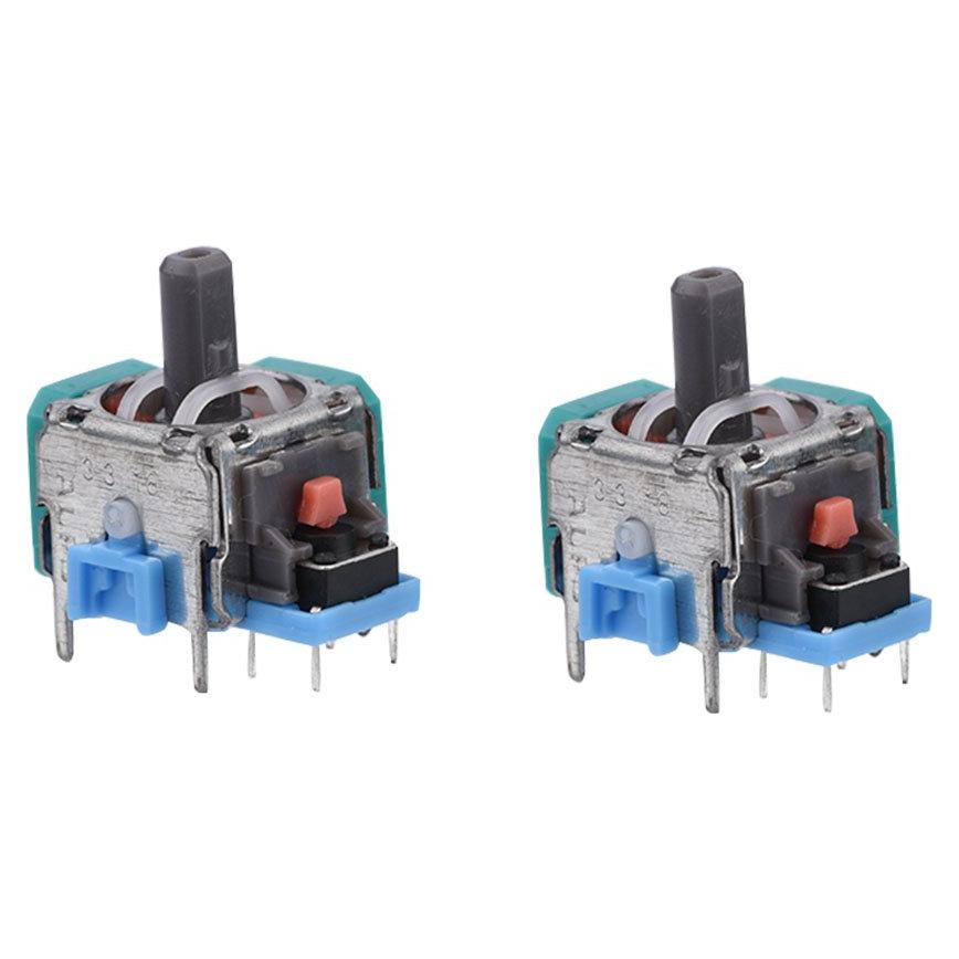 3D Joystick, 2 Pcs Analog Stick 3D Joystick Replacement, Replace Damaged/Non working Controller Joystick, for Controller [video game]