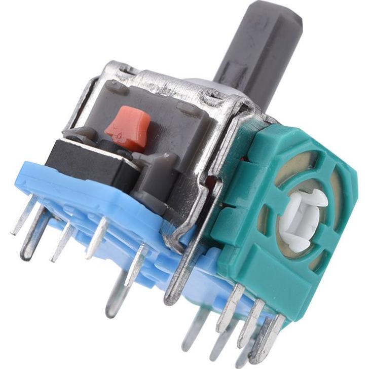 3D Joystick, 2 Pcs Analog Stick 3D Joystick Replacement, Replace Damaged/Non working Controller Joystick, for Controller [video game]