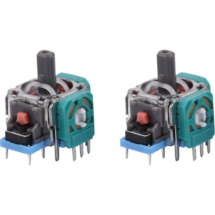 3D Joystick, 2 Pcs Analog Stick 3D Joystick Replacement, Replace Damaged/Non working Controller Joystick, for Controller [video game]
