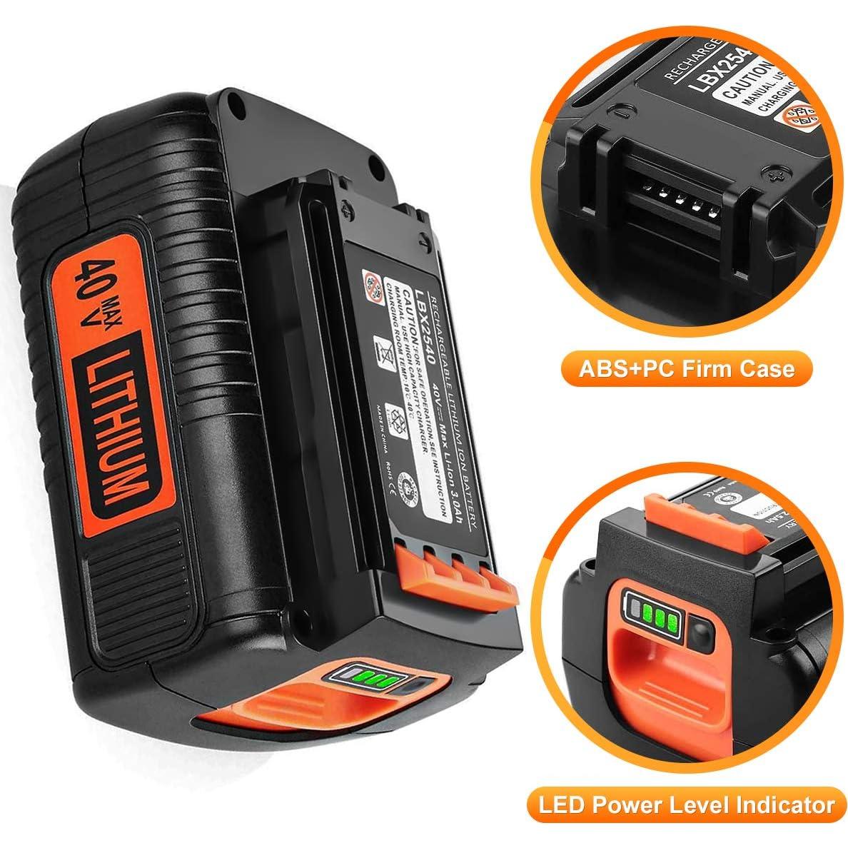 Batería Litio 3.5Ah 40V Powilling + Cargador Black+Decker
