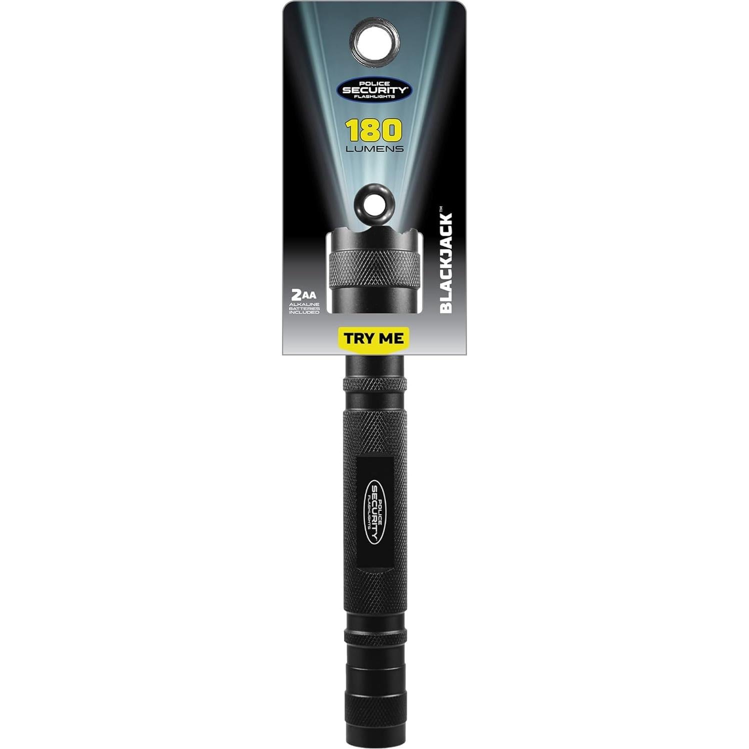 Linterna Police Security Blackjack LED 140 Lúmenes - Resistente