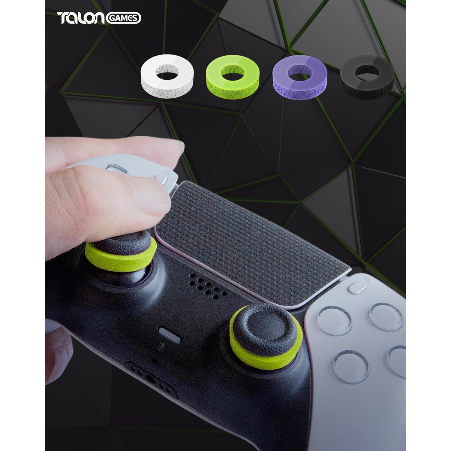 Anillos de Precisión TALONGAMES para Joystick - 6 Unidades - Blanco Suave