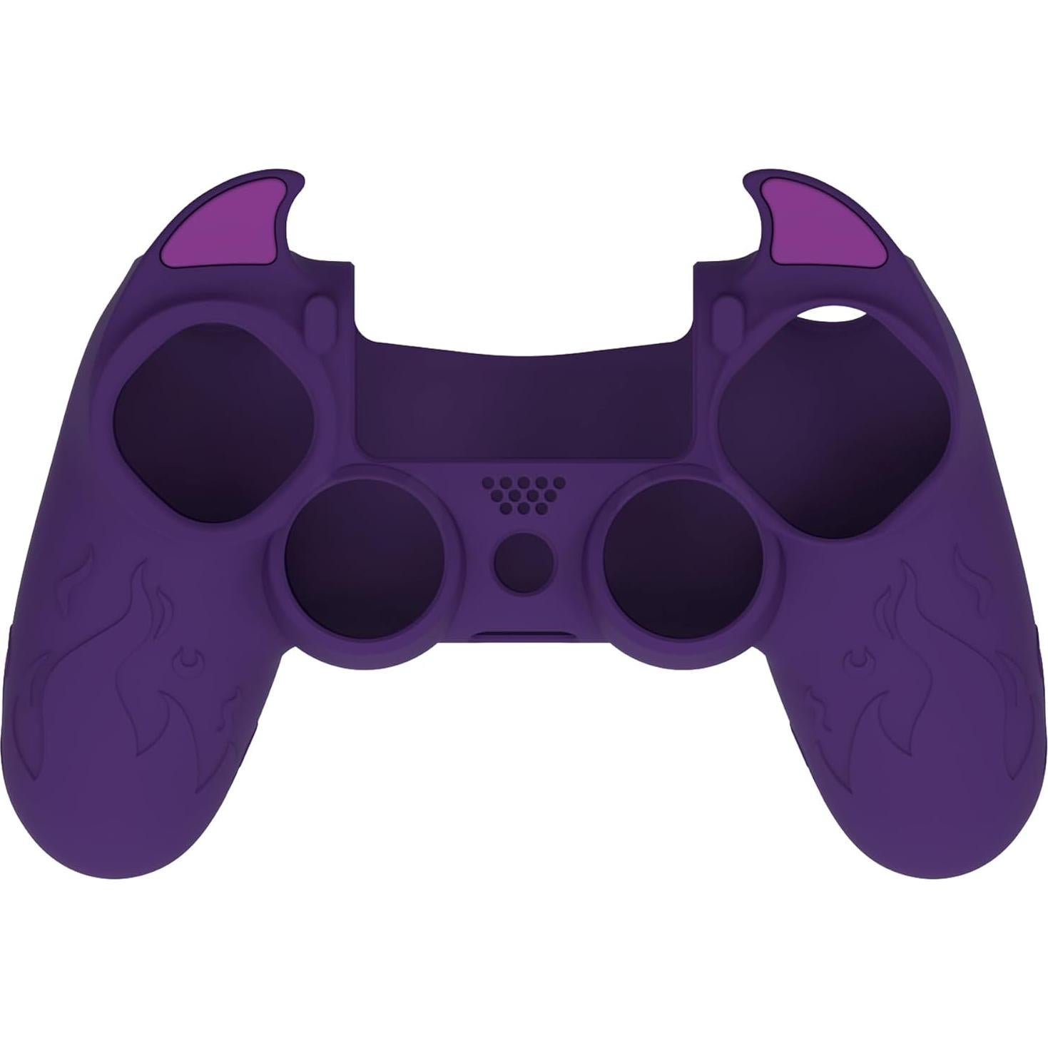 Funda Silicona Antideslizante PlayVital para Controlador PS4 - Morado