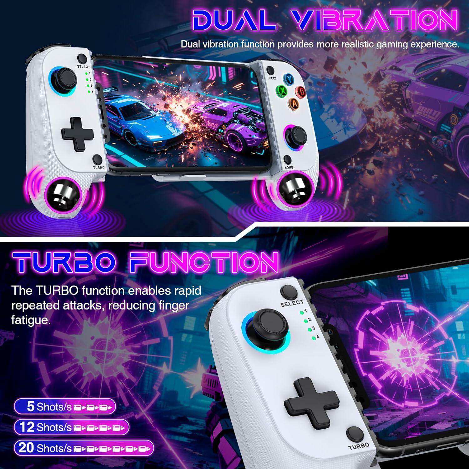 Controlador de Juegos Móviles Spican para iPhone y Android