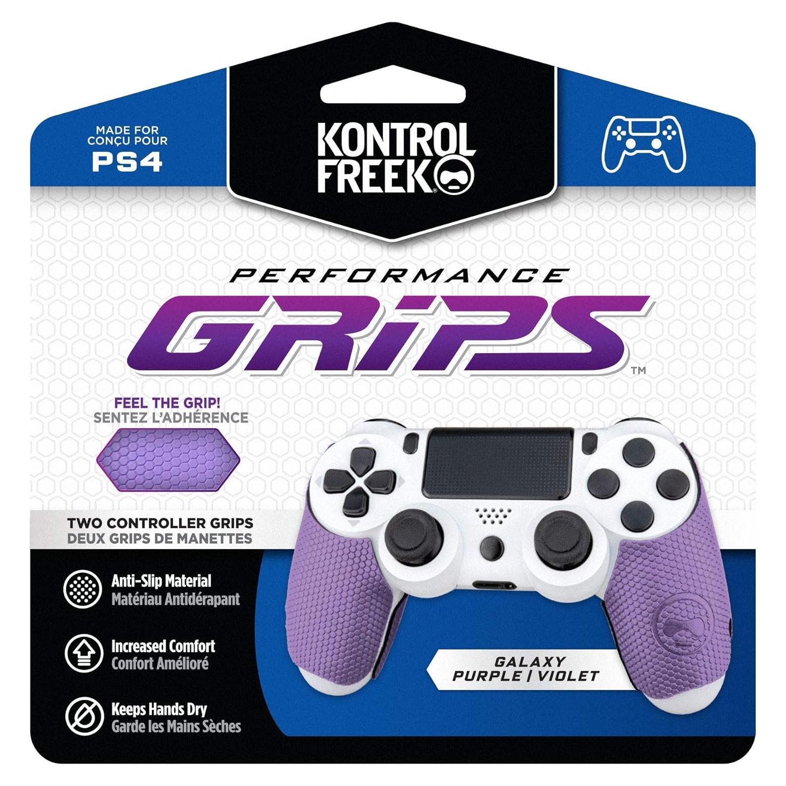 Agarres de Rendimiento KontrolFreek PS4 Púrpura Galáctica
