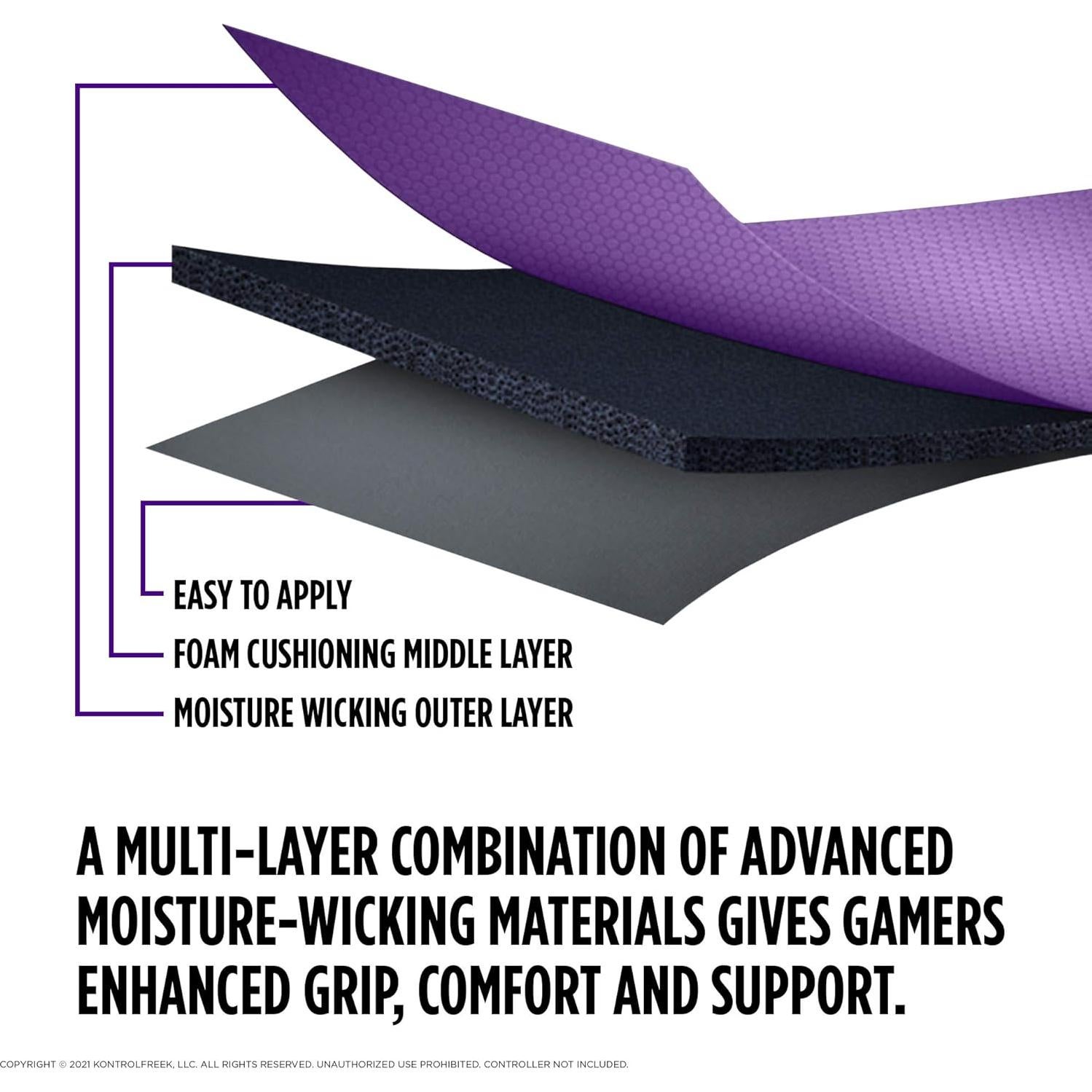 Agarres de Rendimiento KontrolFreek PS4 Púrpura Galáctica