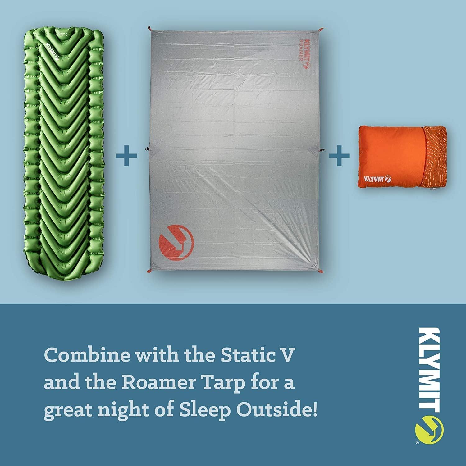 Almohada de Camping Klymit Drift Espuma Viscoelástica Naranja