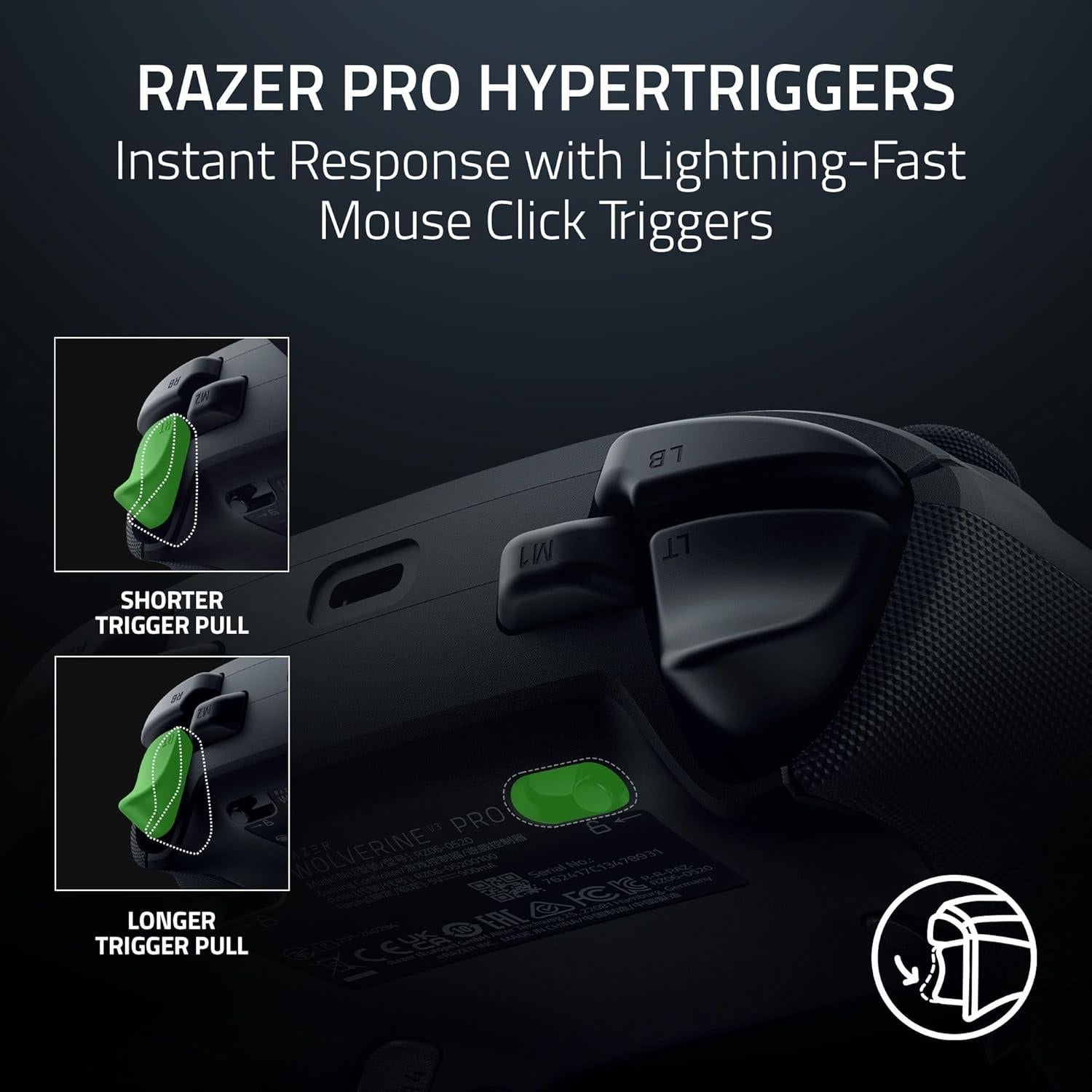 Controlador Inalámbrico Razer Wolverine V3 Pro - Negro