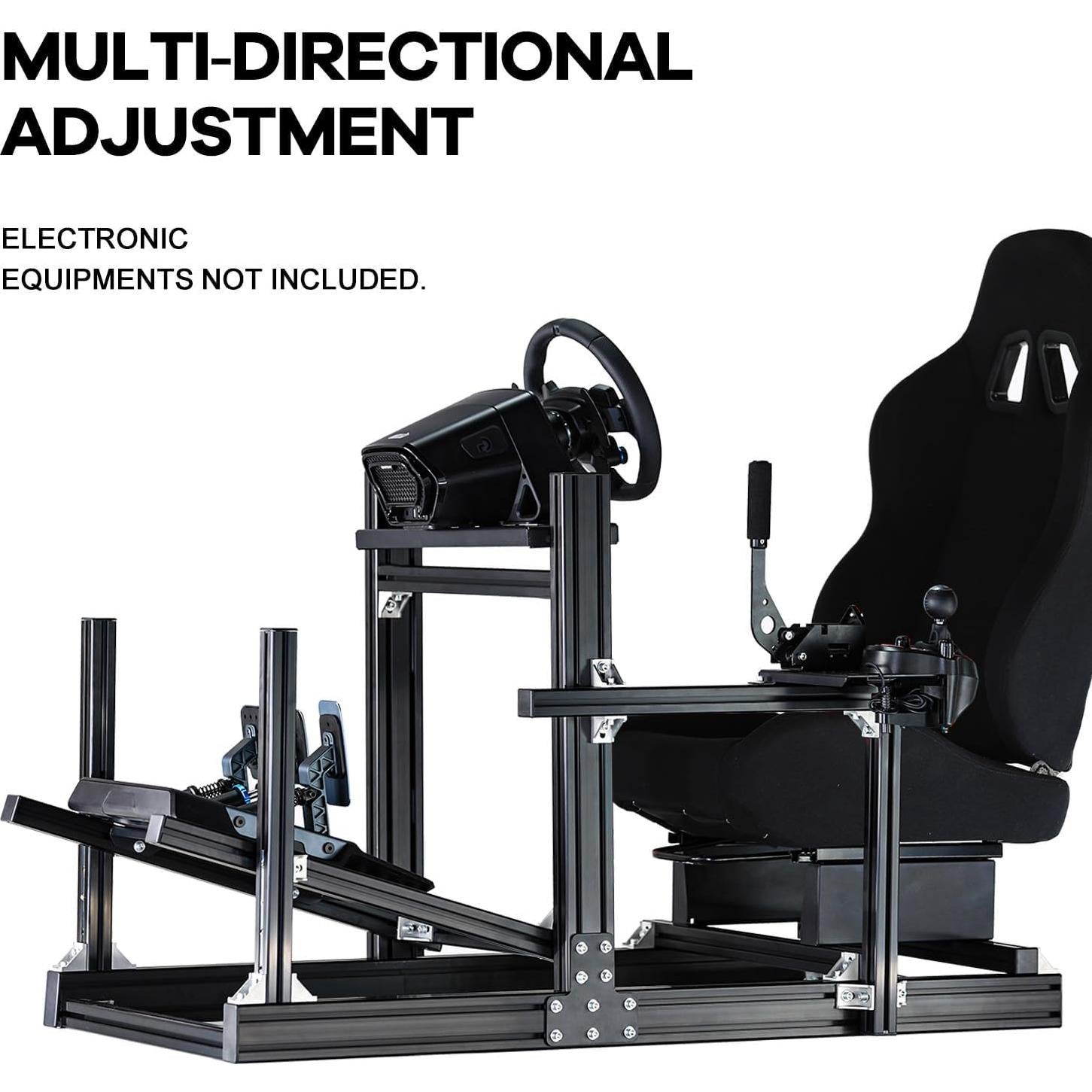Soporte de Simulador de Carreras Anman F1 Ajustable 17.97 kg