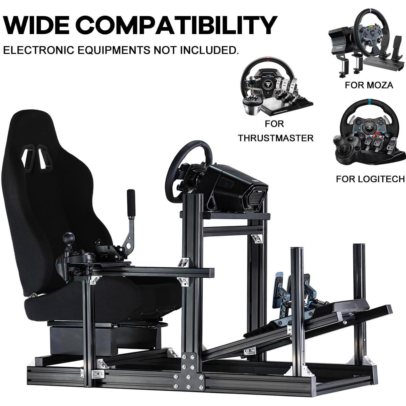 Soporte de Simulador de Carreras Anman F1 Ajustable 17.97 kg