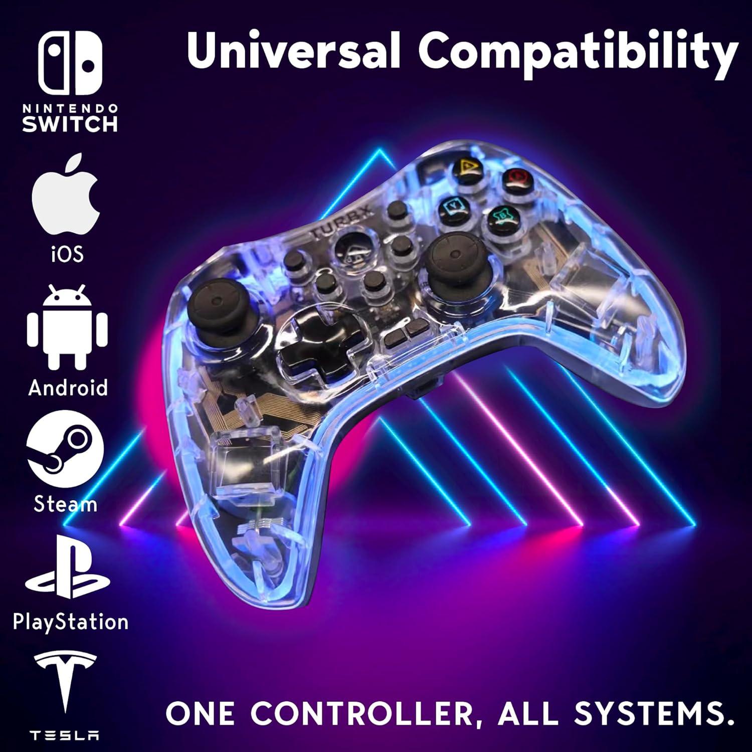 Controlador Inalámbrico 7-en-1 Feng Tech para Nintendo Switch/PS4
