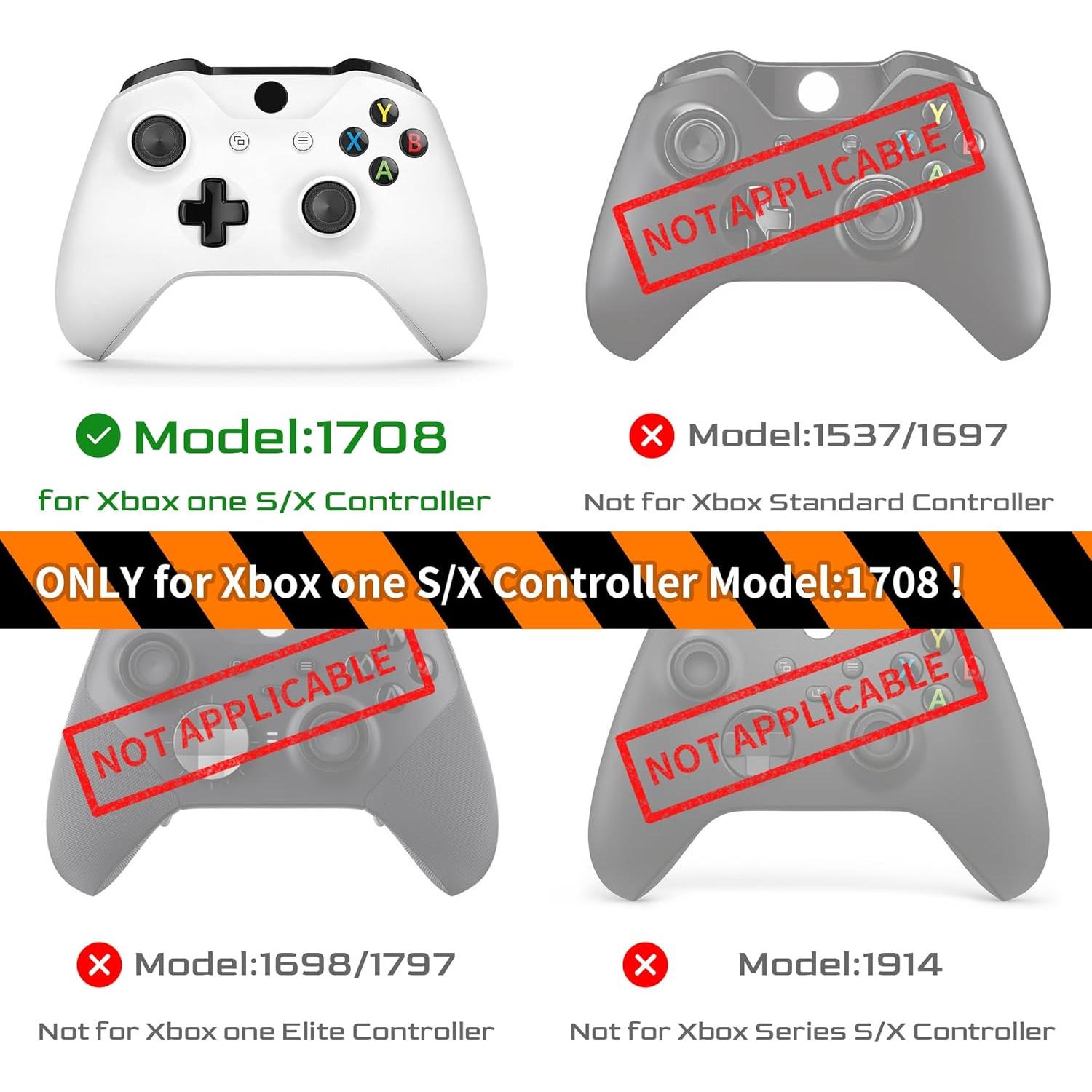 Kit de Reparación para Controlador Xbox One S/X Benseager - Joysticks y Botones