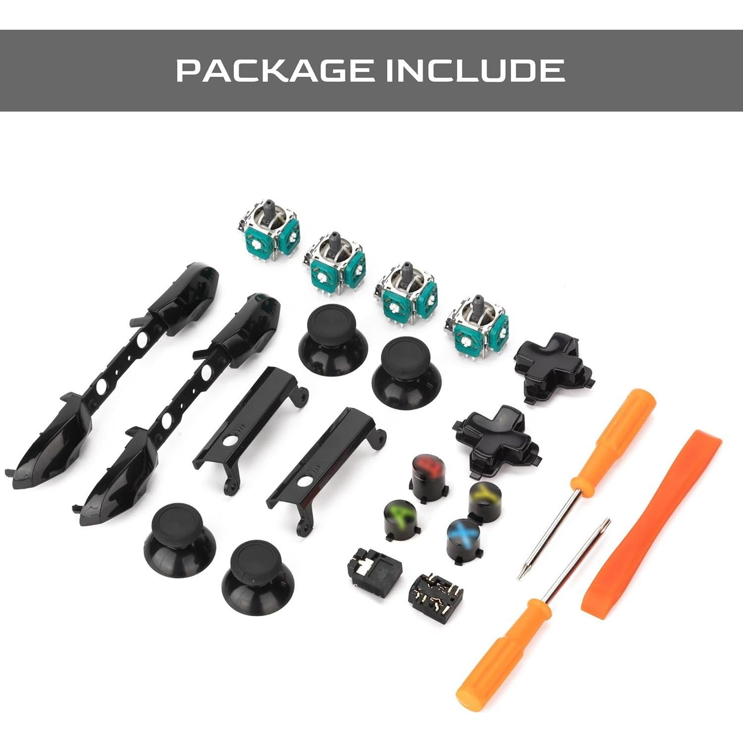 Kit de Reparación para Controlador Xbox One S/X Benseager - Joysticks y Botones