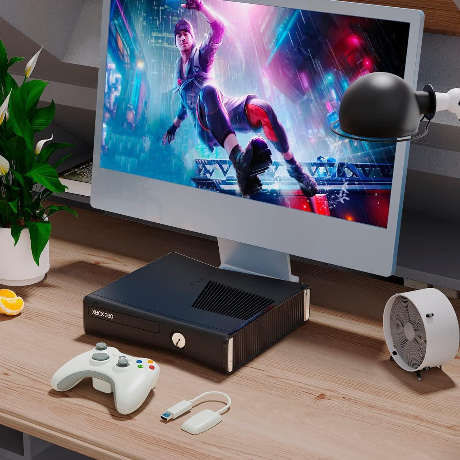 Controlador Inalámbrico Oussirro para Xbox 360, Blanco