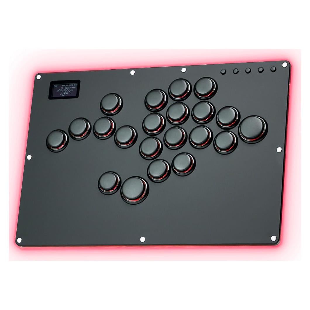 Controlador Arcade GuileKeys GK-21 21 Botones RGB para PS4/PC