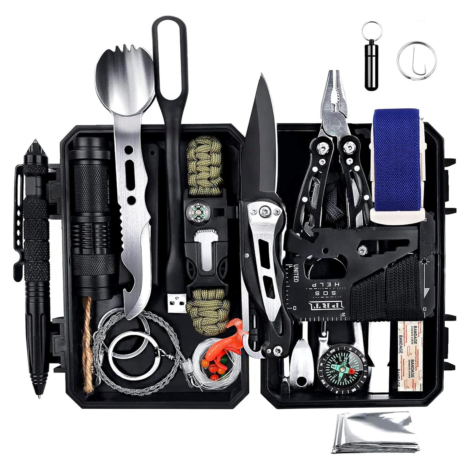 Kit de Supervivencia 60 en 1 ANTARCTICA para Camping