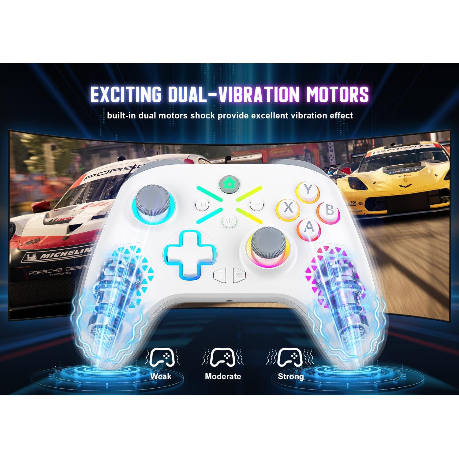 Controlador Inalámbrico Xbox Nonbliep RGB Doble Vibración