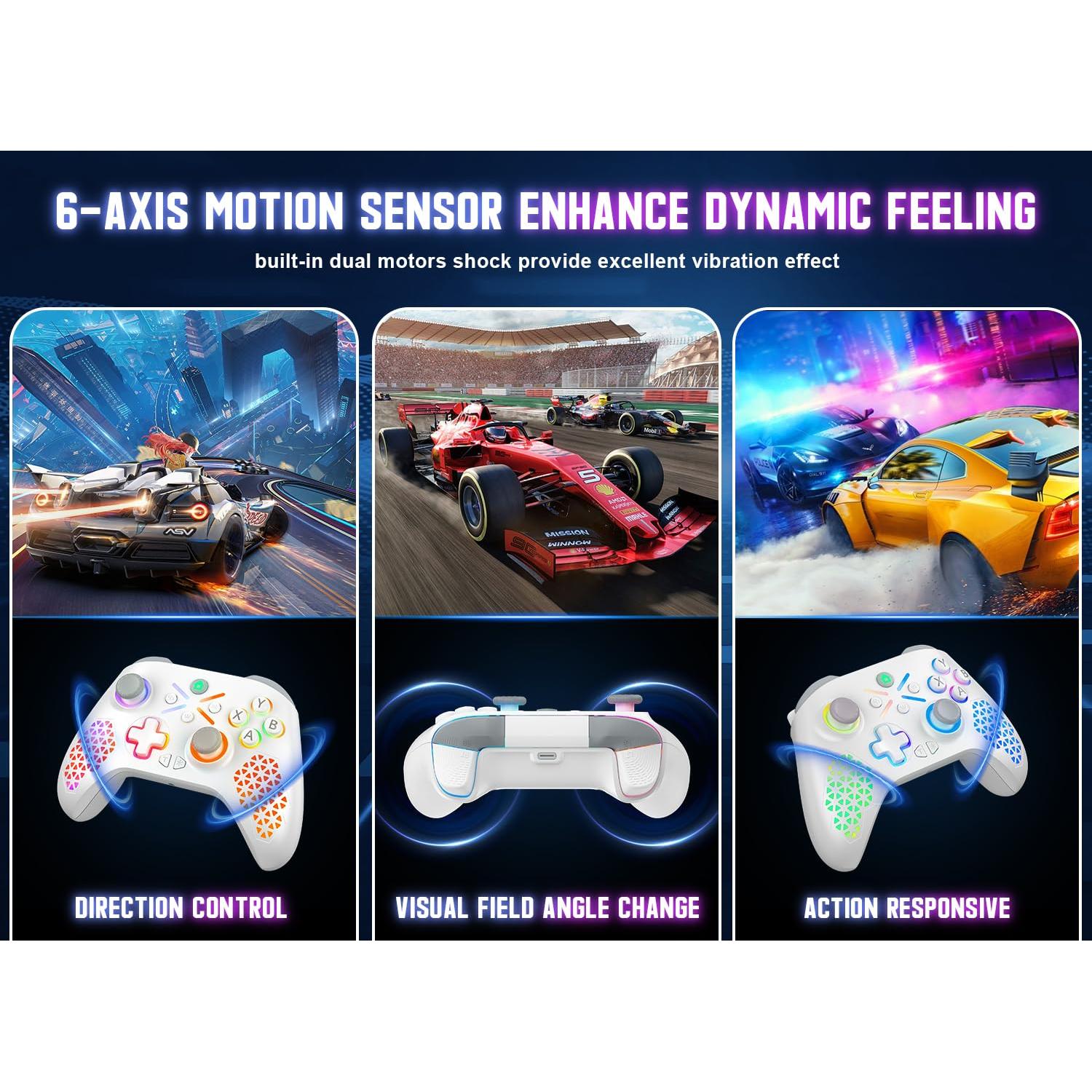 Controlador Inalámbrico Xbox Nonbliep RGB Doble Vibración