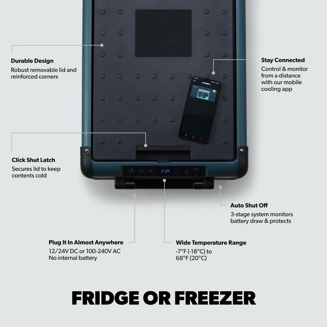 Refrigerador Portátil Dometic CFX2 57L - Aislado y Bluetooth