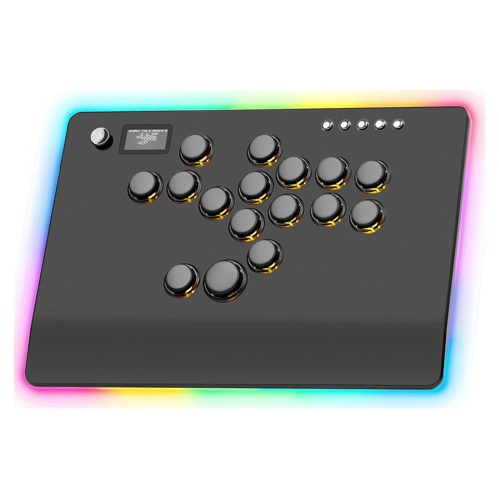 Controlador de Arcade GuileKeys GF-16 con RGB y Turbo