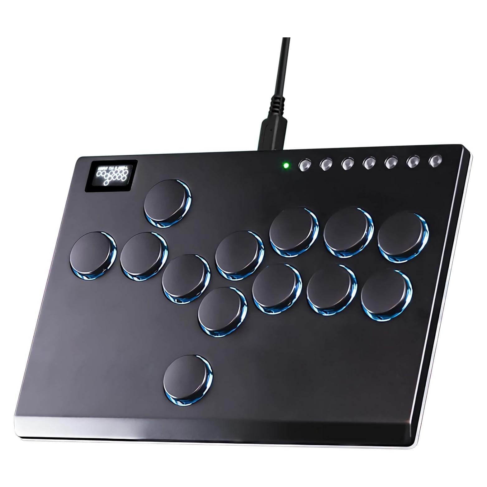 Controlador Arcade Sehawei M13 Metal 13 Botones RGB Turbo