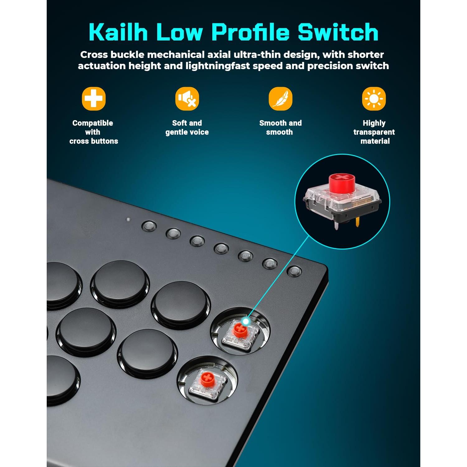 Controlador Arcade Sehawei M13 Metal 13 Botones RGB Turbo