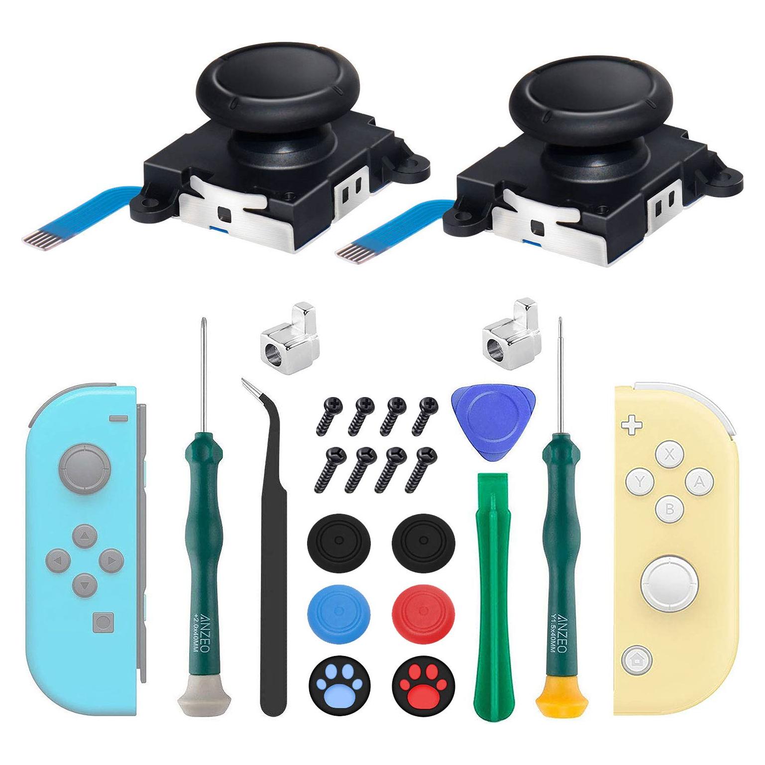 Kit Reparación Joycon LONANDY 2 Piezas para Nintendo Switch