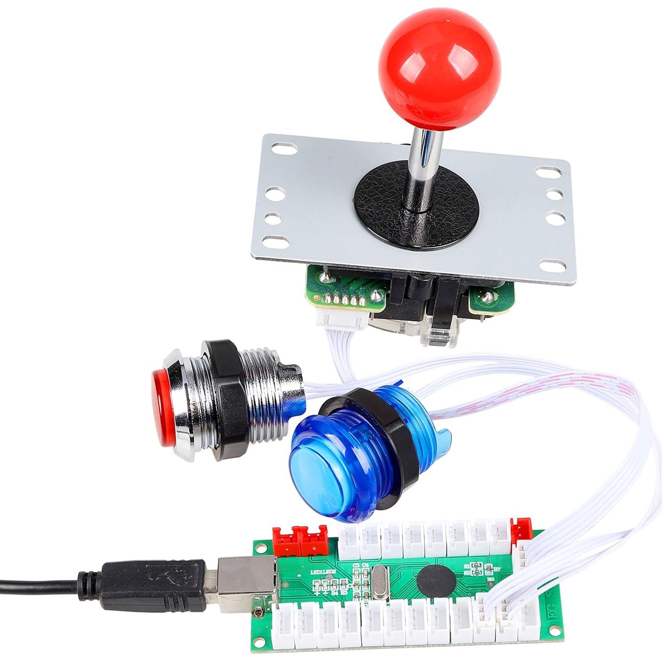 Kit Joystick Clásico DIY 4 Jugadores EG Starts con LED