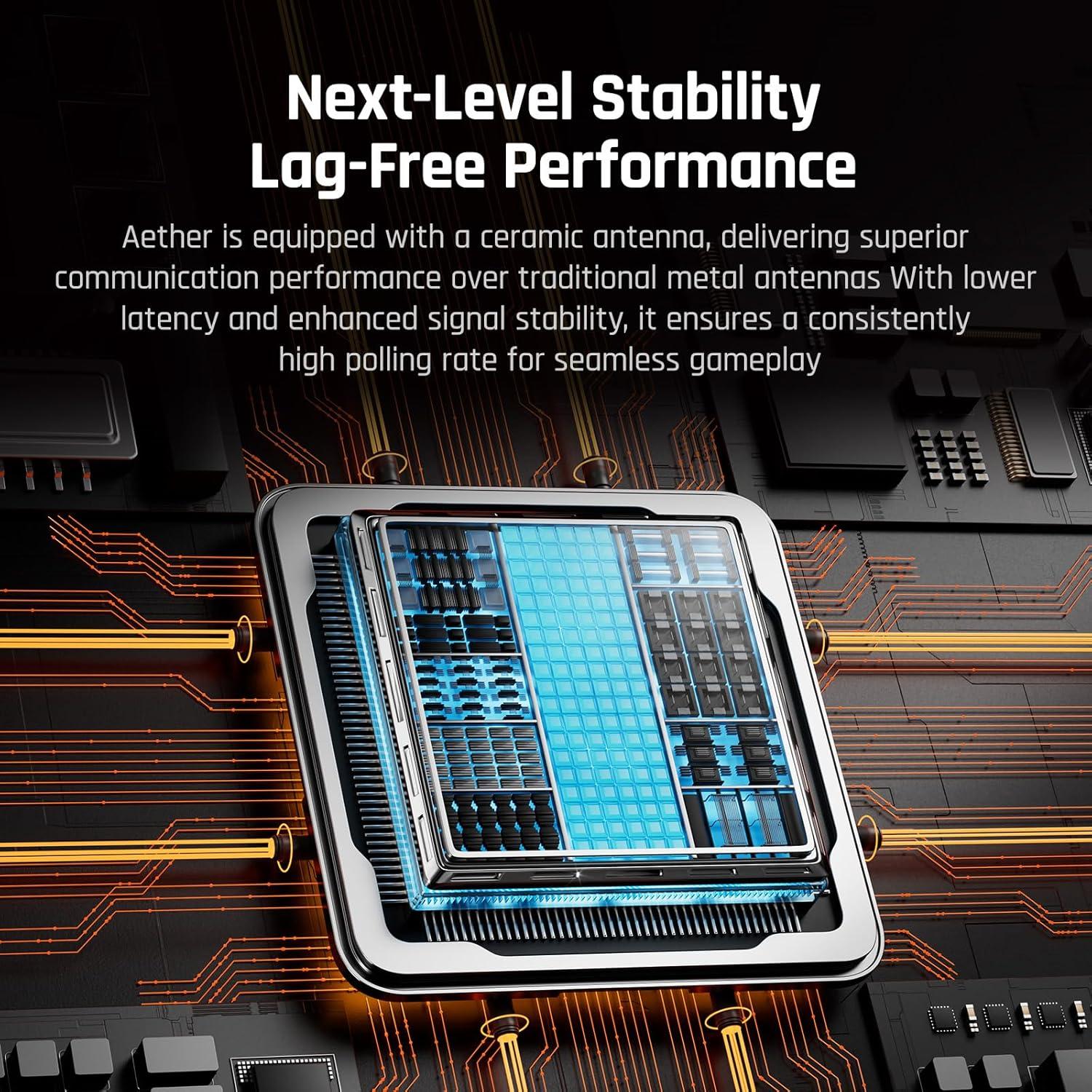 Controlador Inalámbrico BIGBIG WON AETHER con Pantalla LCD