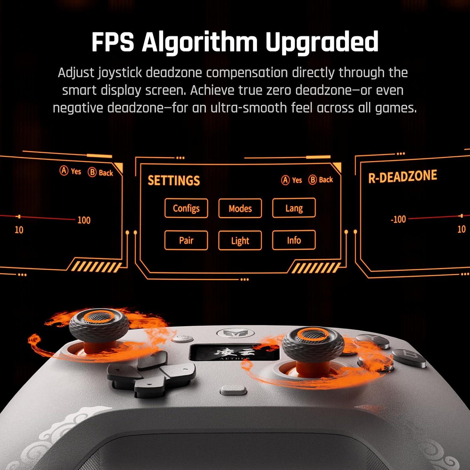 Controlador Inalámbrico BIGBIG WON AETHER con Pantalla LCD