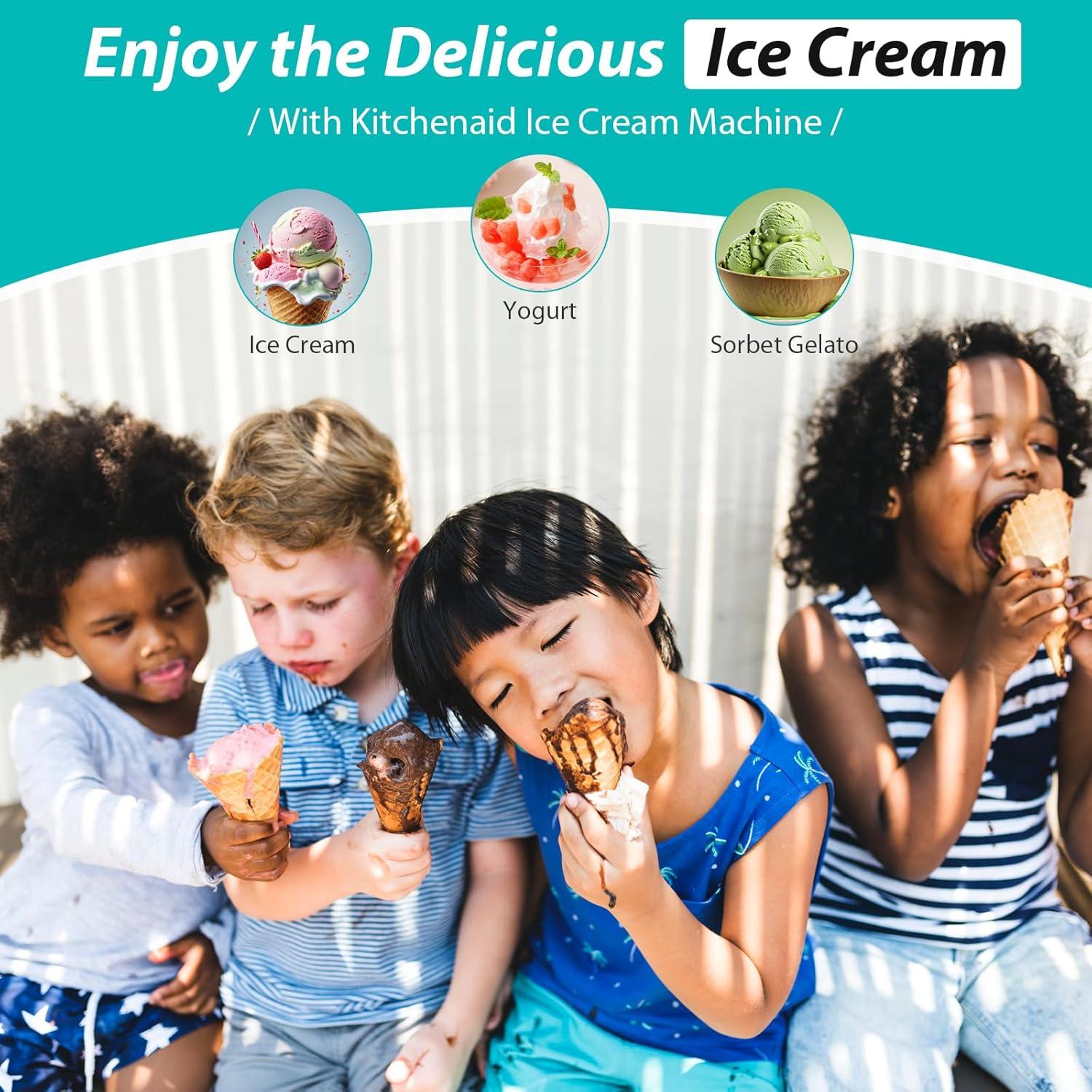 Accesorio Helados KitchenAid GuanQiao 2 Qt Blanco