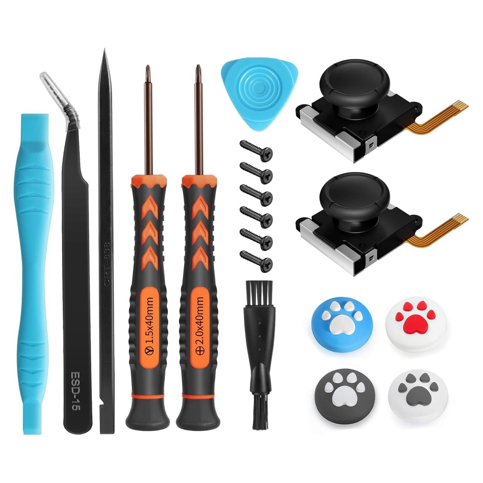 Joystick Efecto Hall Rzkipdy 19 en 1 para JoyCon Switch